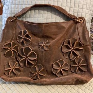 Anthropologie leather purse